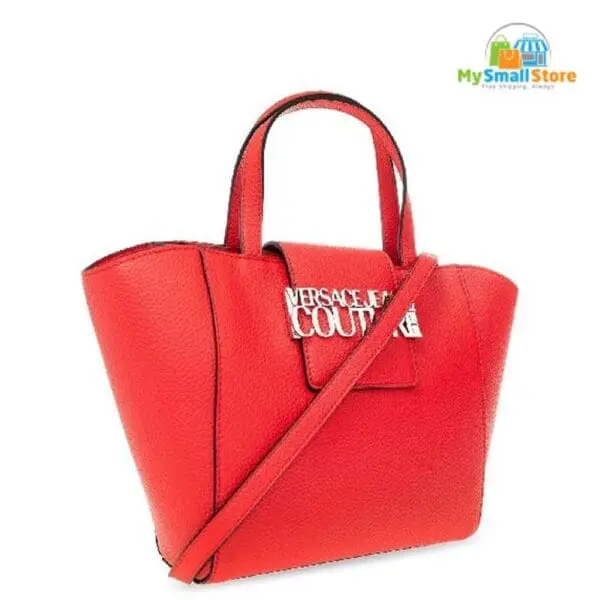 Versace Jeans Red Shopping Bag - Wonderful Addition To Your Collection 1