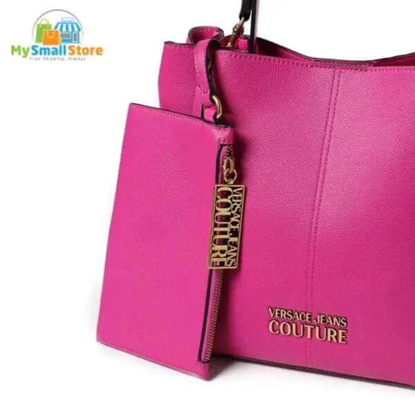 Versace Jeans Pink Shopping Bag - Stylish And Chic Must-Have Accessory 2