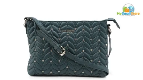 Laura Biagiotti Bennie Green Shoulder Bag - Stylish &Amp;Amp; Chic Accessory 1