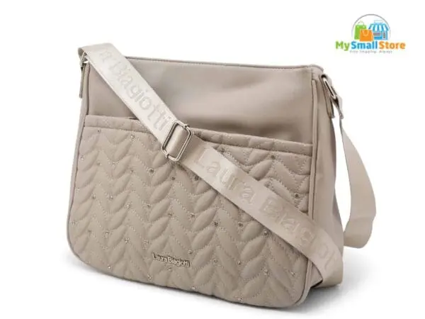 Laura Biagiotti Bennie Grey Crossbody Bag - Stylish And Elegant Design 2