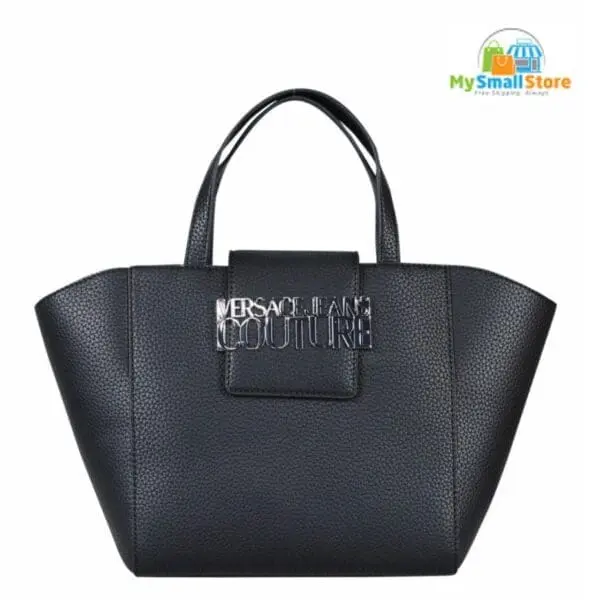 Versace Jeans Black Shopping Bag - Stylish And Spacious 1