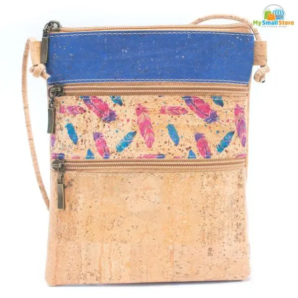 Corkodia Pattern Cork Crossbody Bag - Eco-Friendly Cork Material 3