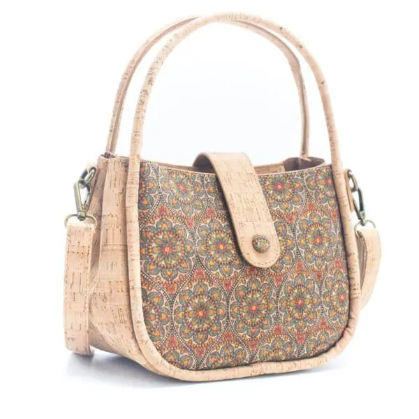 Corkadia Natural Cork Summer Pattern Crossbody Bag 2