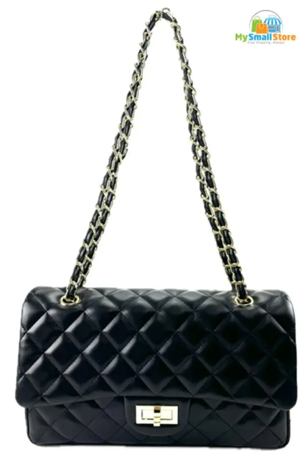 Beyond Envy Quilted Faux Leather Shoulder Bag | Gorgeous Statement Piece 3