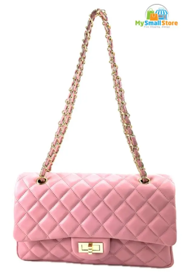 Beyond Envy Quilted Faux Leather Shoulder Bag | Gorgeous Statement Piece 5