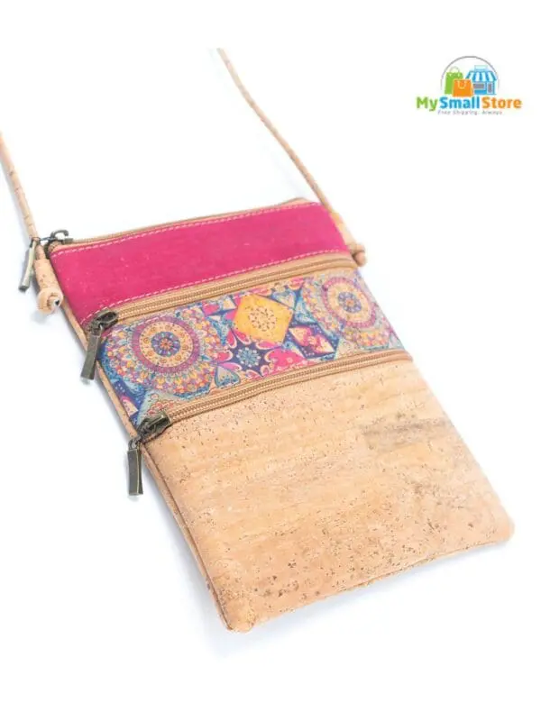 Corkodia Pattern Cork Crossbody Bag - Eco-Friendly Cork Material 2