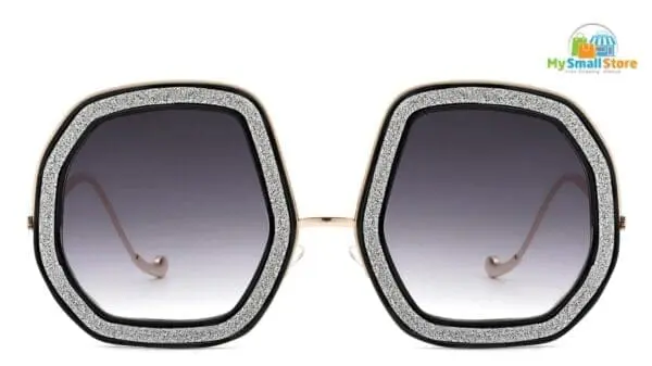 Cramilo Eyewear Xanadawn Round Glitter Sunglasses 4