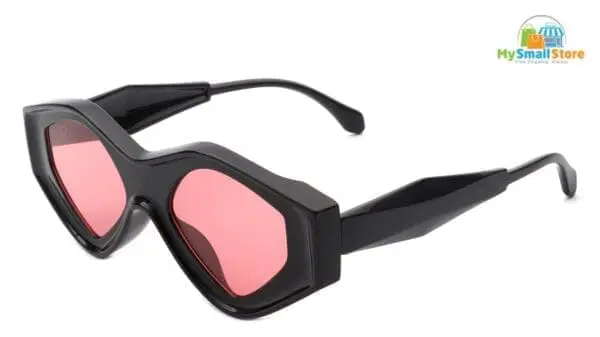 Cramilo Eyewear Rosedawn Futuristic Square Sunglasses 5