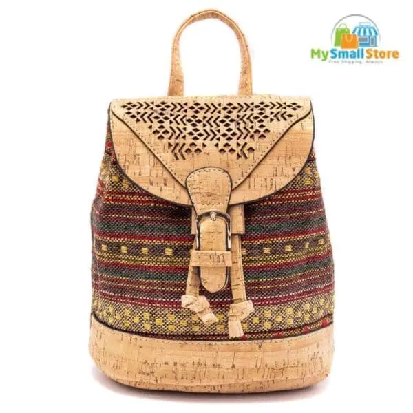 Beautiful Corkadia Cork Textile Backpack - Free Shipping 1