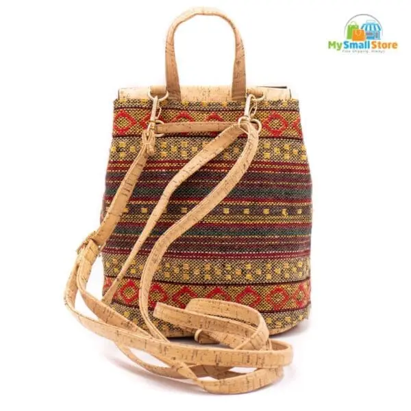 Beautiful Corkadia Cork Textile Backpack - Free Shipping 4