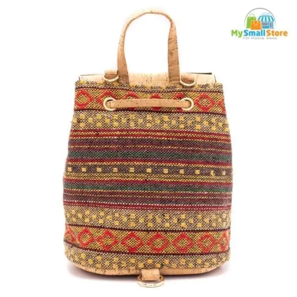 Beautiful Corkadia Cork Textile Backpack - Free Shipping 5