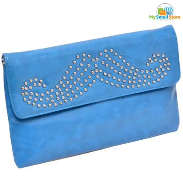 Beyond Envy Studded Beard Design Clutch Bag | Incredible Statement Piece 4