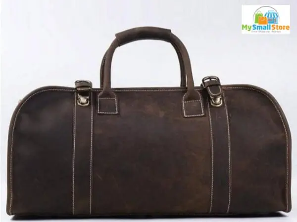 Steel Horse Leather - The Erlend Duffle Bag | Vintage Leather Weekender 1