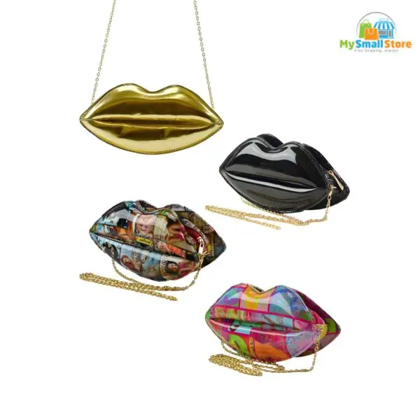 Beyond Envy Lips Clutch Bag From Faux Leather | Gorgeous Design 1