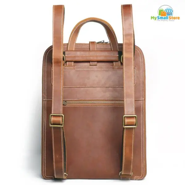 Steel Horse Leather Sachi Leather Backpack | Small Leather Backpack 4