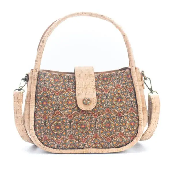 Corkadia Natural Cork Summer Pattern Crossbody Bag 3