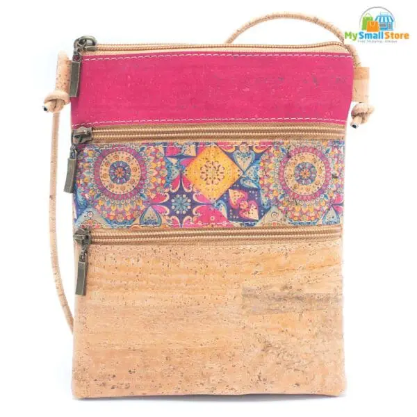 Corkodia Pattern Cork Crossbody Bag - Eco-Friendly Cork Material 4