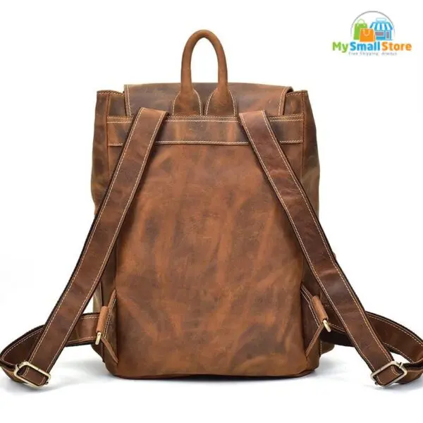 Steel Horse Leather The Hagen Backpack | Vintage Leather Backpack 2