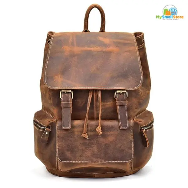 Steel Horse Leather The Hagen Backpack | Vintage Leather Backpack 1