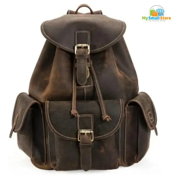 Steel Horse Leather The Thorsen Backpack | Small Handmade Leather Backpack 1