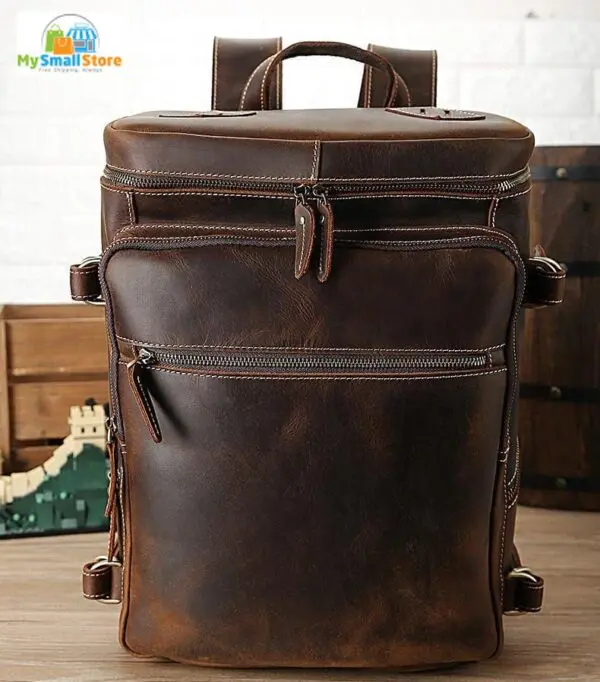 Steel Horse Leather The Raoul Backpack | Handmade Vintage Leather Backpack 4