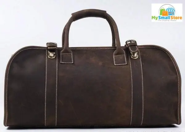 Steel Horse Leather - The Erlend Duffle Bag | Vintage Leather Weekender 3