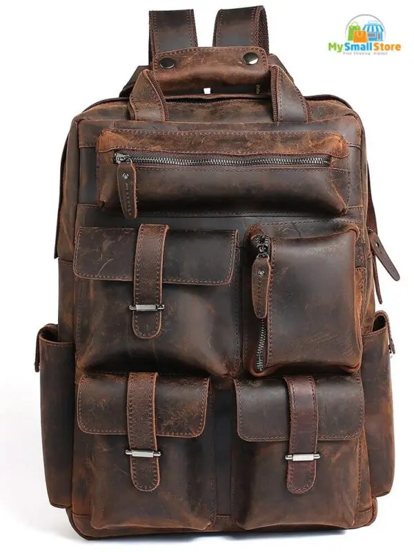 Steel Horse Leather The Shelby Backpack | Handmade Real Leather 1