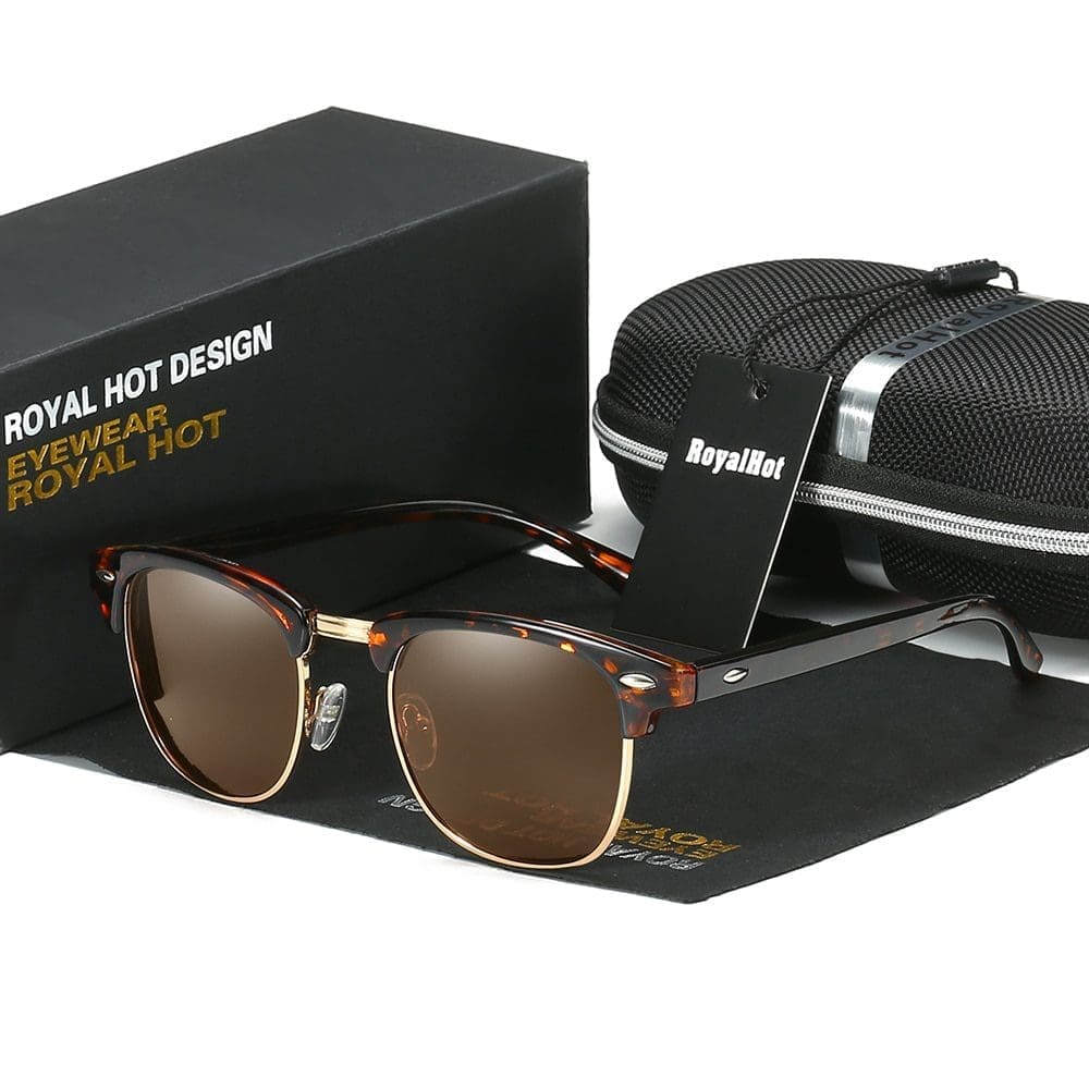 Royal Hot Polarized UV400 Classic Oval Sunglasses 10