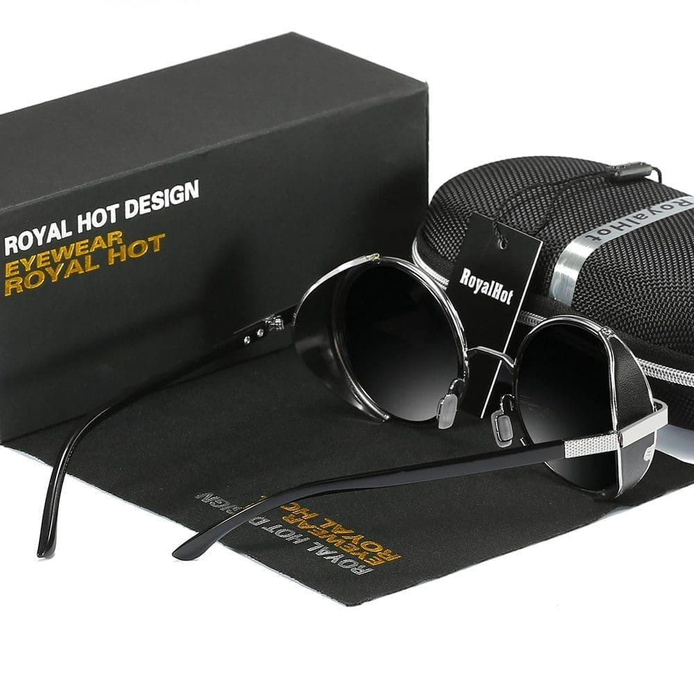 Royal Hot Round Polarized UV400 Punk Sunglasses 13