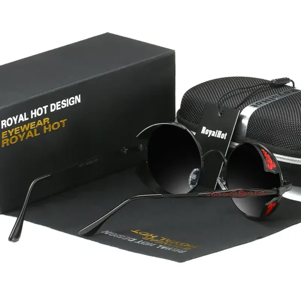 Royal Hot Polarized Steampunk Sunglasses 5