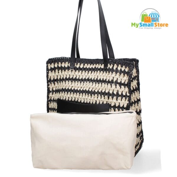 Stylish Black Monica Bini Shoulder Bag - Elegant And Versatile Design 2