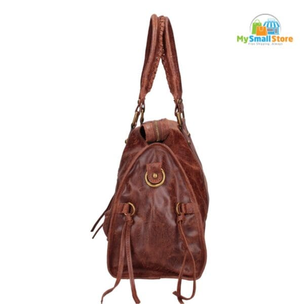 Monica Bini Brown Shoulder Bag - Perfect For Everyday Chic Look 2