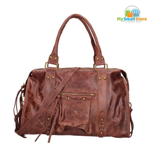 Monica Bini Brown Shoulder Bag - Perfect For Everyday Chic Look 4