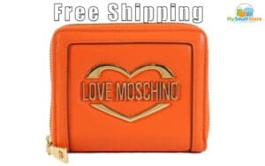 Love Moschino Orange Wallet – Luxury Accessory For Stylish Affirmation