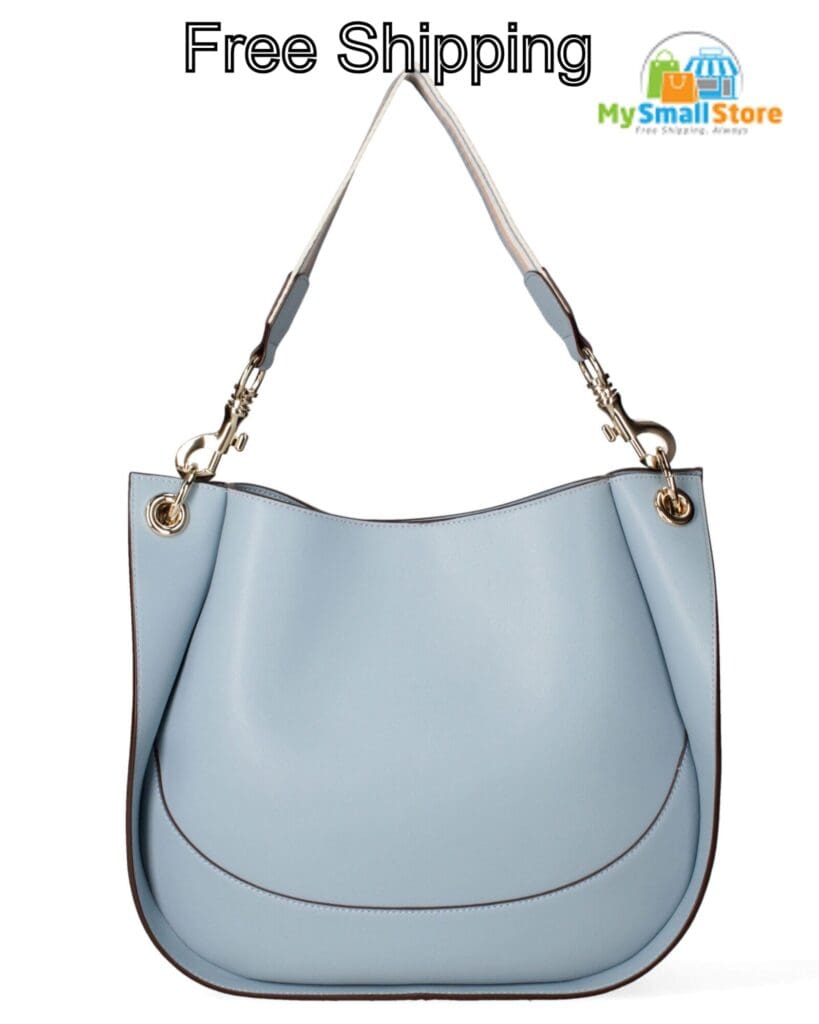 Monica Bini Blue Shoulder Bag