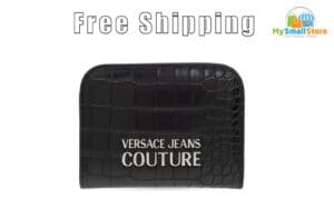Versace Jeans Wallet In Black