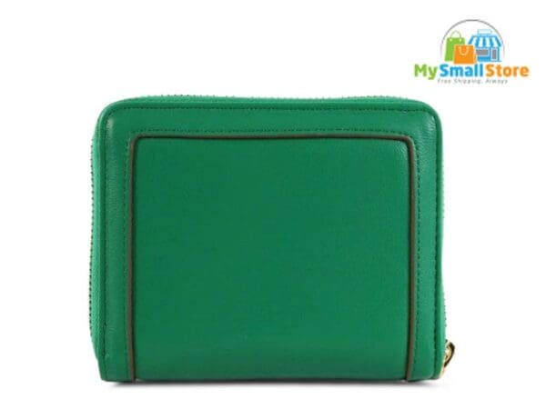 Stunning Love Moschino Green Wallet - Stylish &Amp; Spacious 1