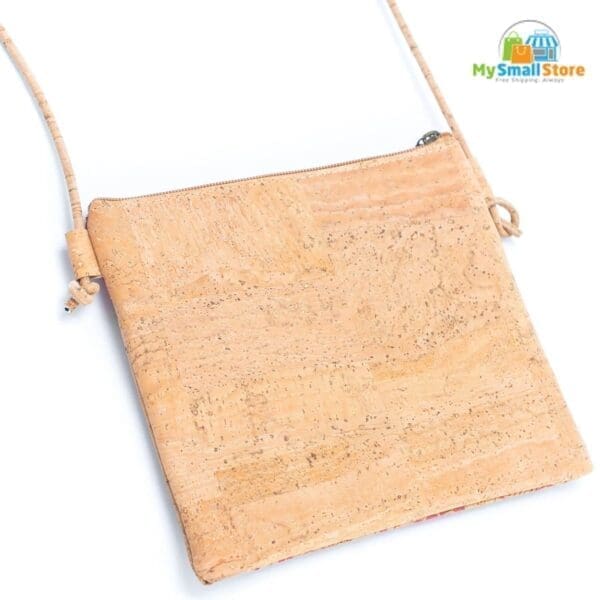 Eco-Friendly Corkadia Triangle Pattern Crossbody Bag - High-Quality Cork, Soft &Amp; Durable 10