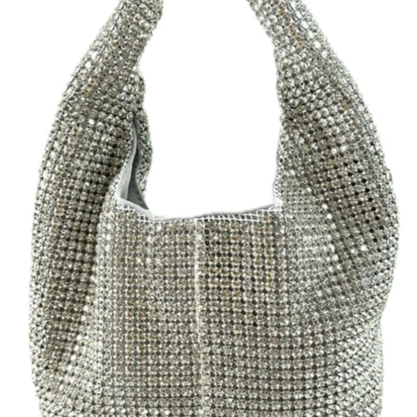 Beyond Envy Rhinestone Top-Handle Bag With Detachable Chain | Free Shipping 7