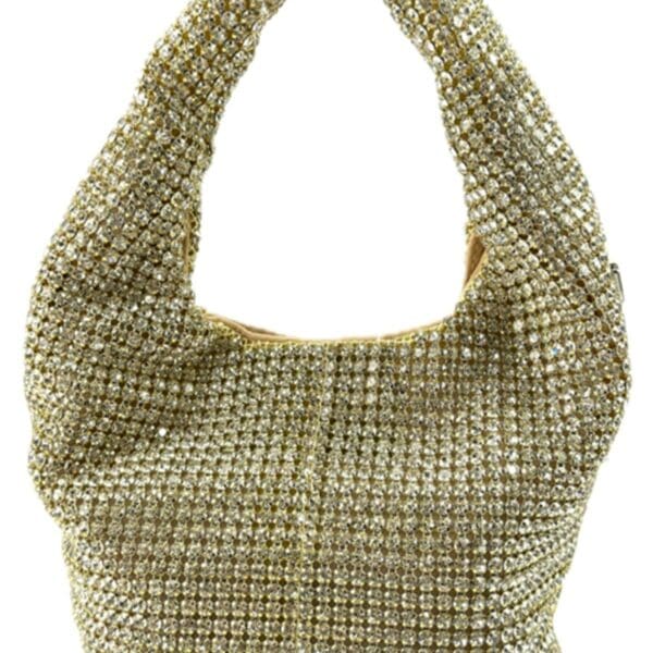 Beyond Envy Rhinestone Top-Handle Bag With Detachable Chain | Free Shipping 9