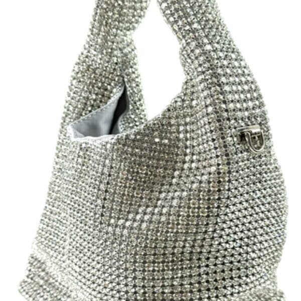 Beyond Envy Rhinestone Top-Handle Bag With Detachable Chain | Free Shipping 8