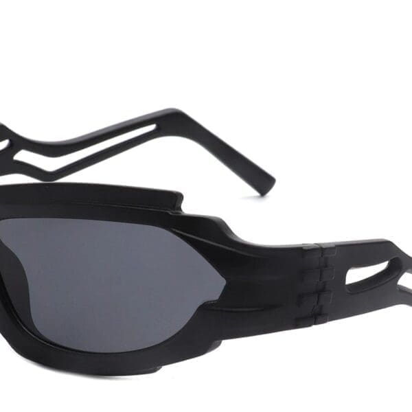 Cramilo Eyewear Moonhaze - Futuristic Rectangle Sport Sunglasses 9