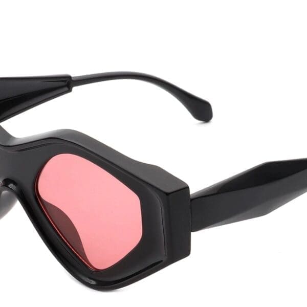 Cramilo Eyewear Rosedawn Futuristic Square Sunglasses 10