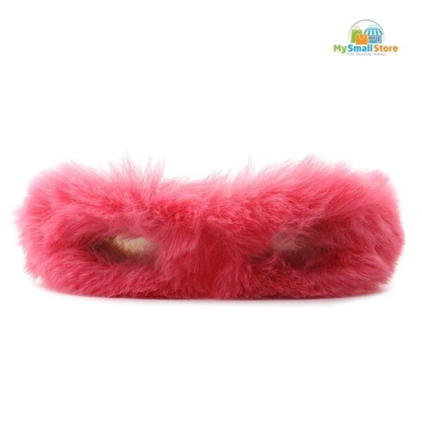 Cramilo Eyewear Kyriel - Y2K Wrap Around Fuzzy Fashion Furr Sunglasses 7