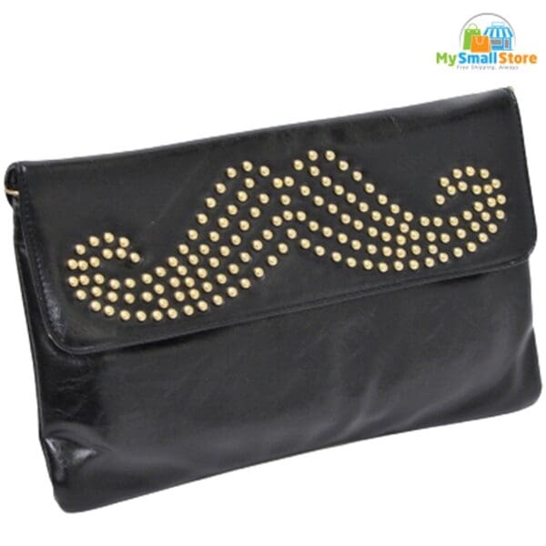 Beyond Envy Studded Beard Design Clutch Bag | Incredible Statement Piece 8