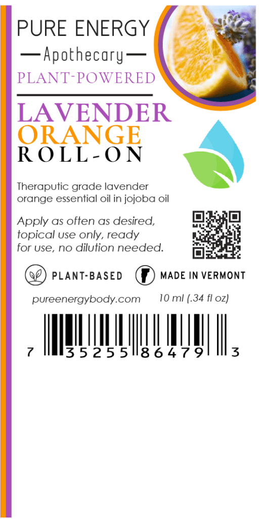 Roll-On Lavender Orange Essential Oil