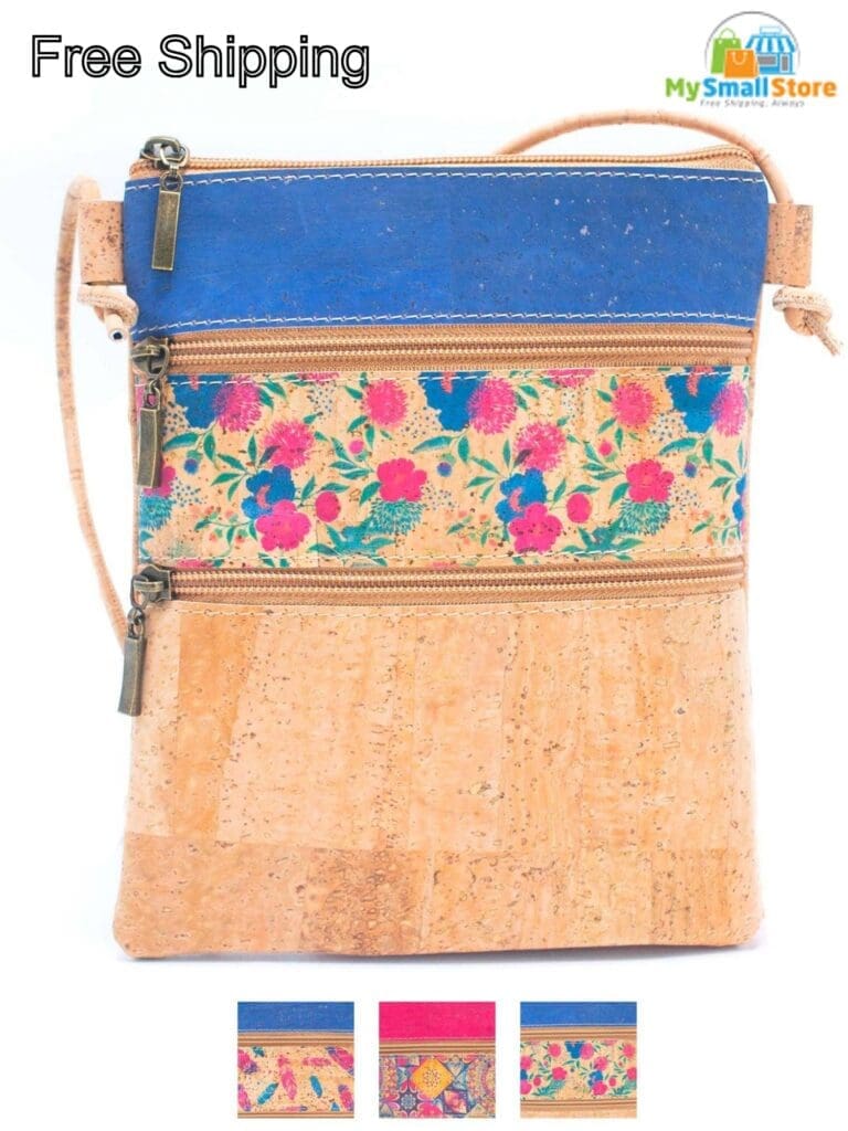 Corkodia Pattern Cork Crossbody Bag