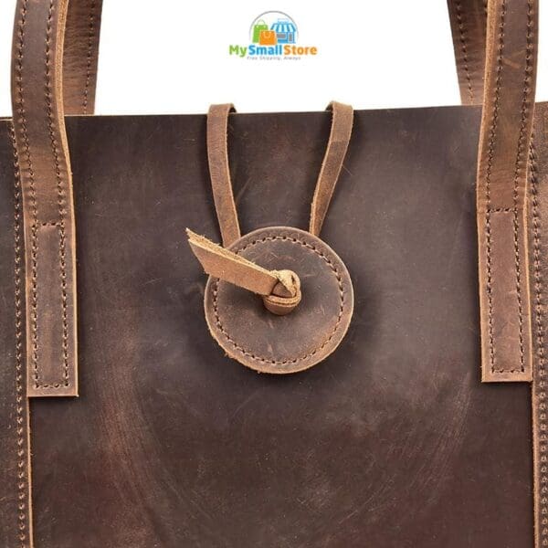 Steel Horse Leather The Taavi Tote | Handcrafted Leather Bag 8