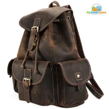 Steel Horse Leather The Thorsen Backpack | Small Handmade Leather Backpack 7