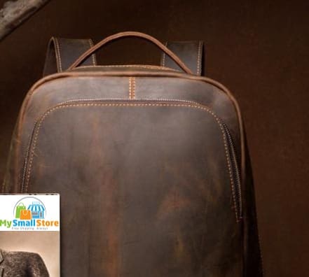 Steel Horse Leather The Vernon Backpack | Genuine Vintage Leather Minimalist Backpack 9